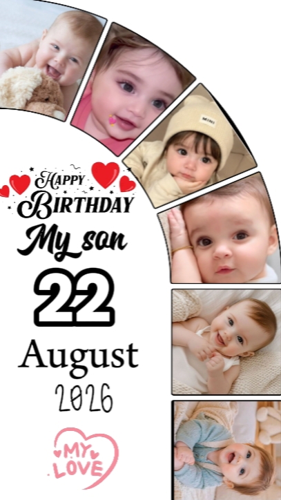 Birthday son 22 Augu