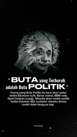 BUTA POLITIK BUTA