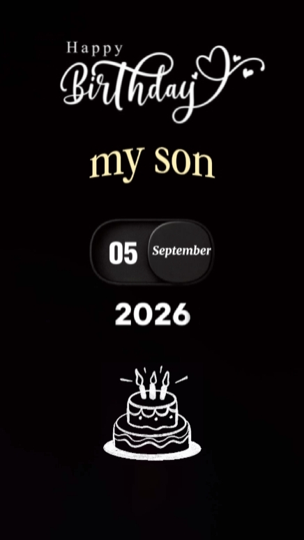 Meu filho hbd
