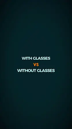 with glasses