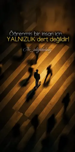 Yalnızlık dert değil