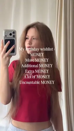 Birthday whislist