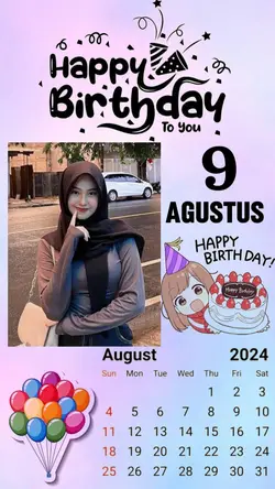 9 Agustus Ultah 