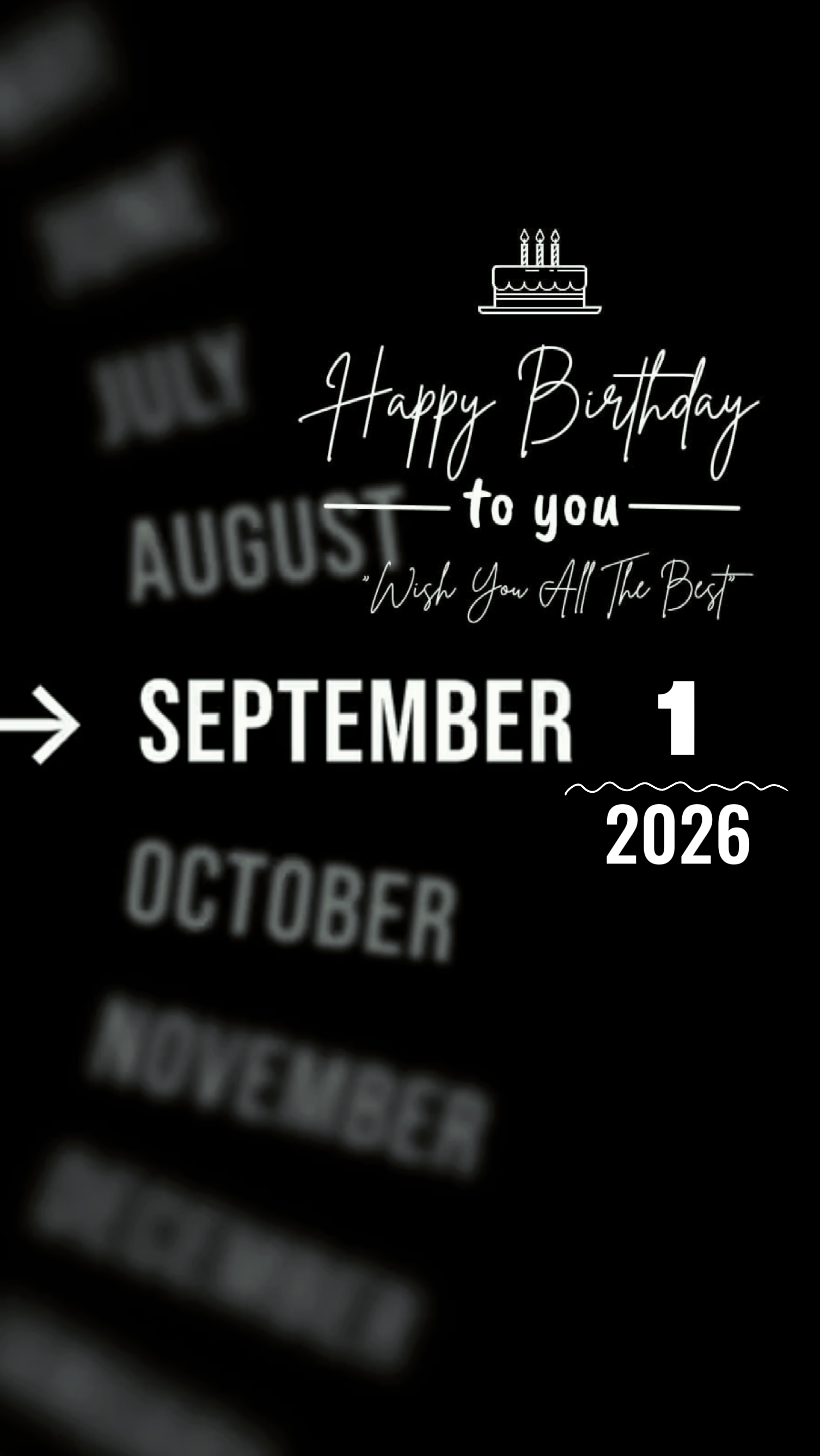HBD HIJO 1 DE SEPTIEMBRE
