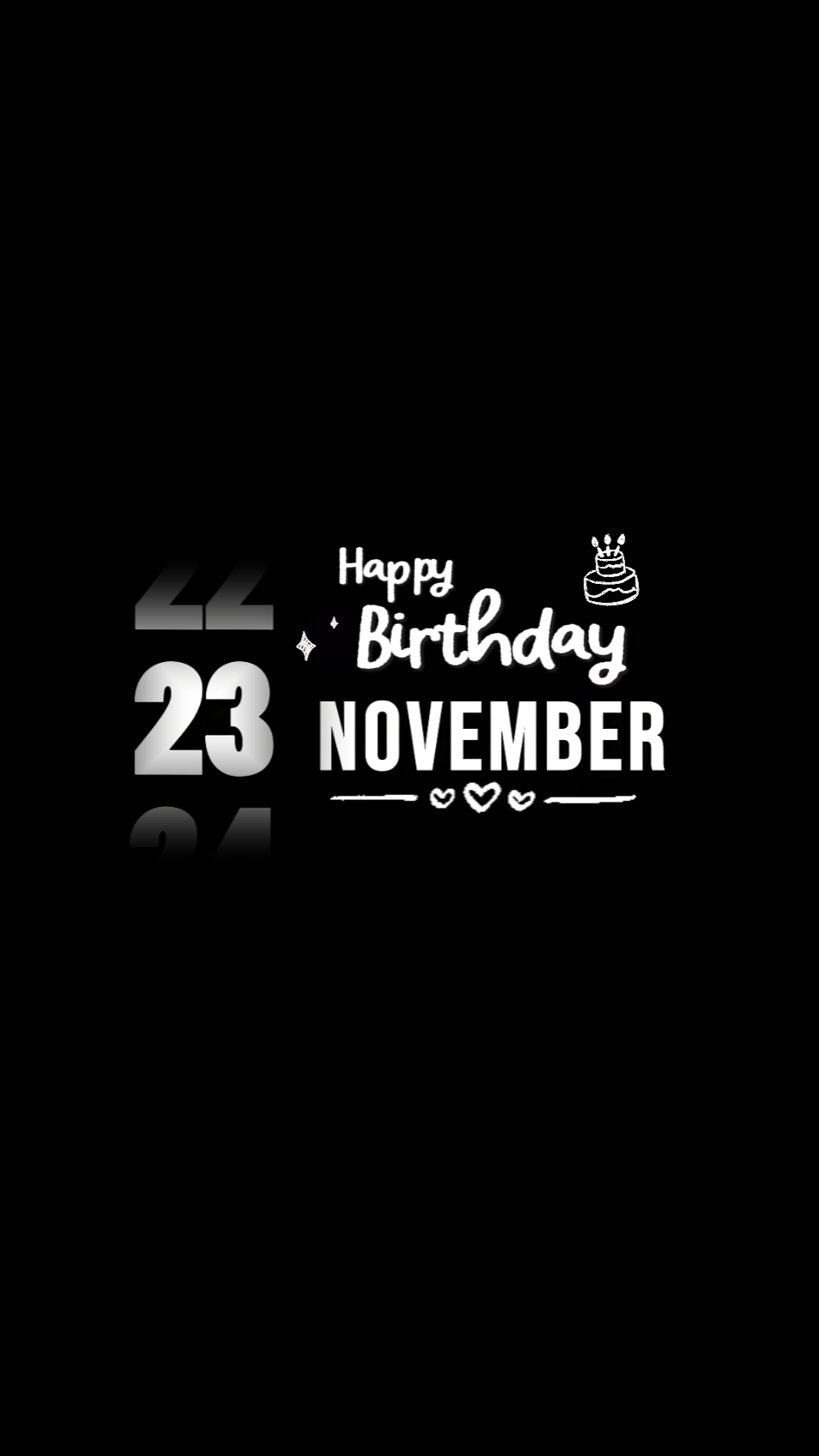 HBD 23 NOVEMBER