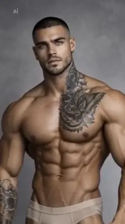 Men's wear ads AI 