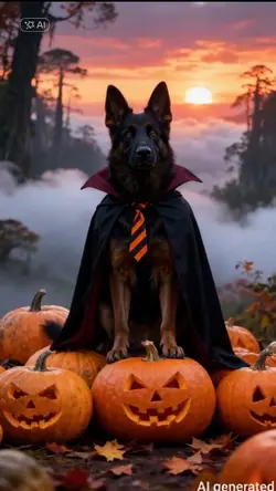 Halloween dog