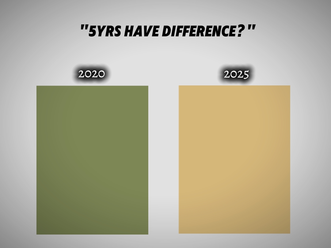 5 años tienen diferencia