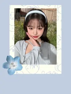 aesthetic frame blue