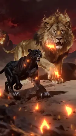 Lion And Jaguar HD