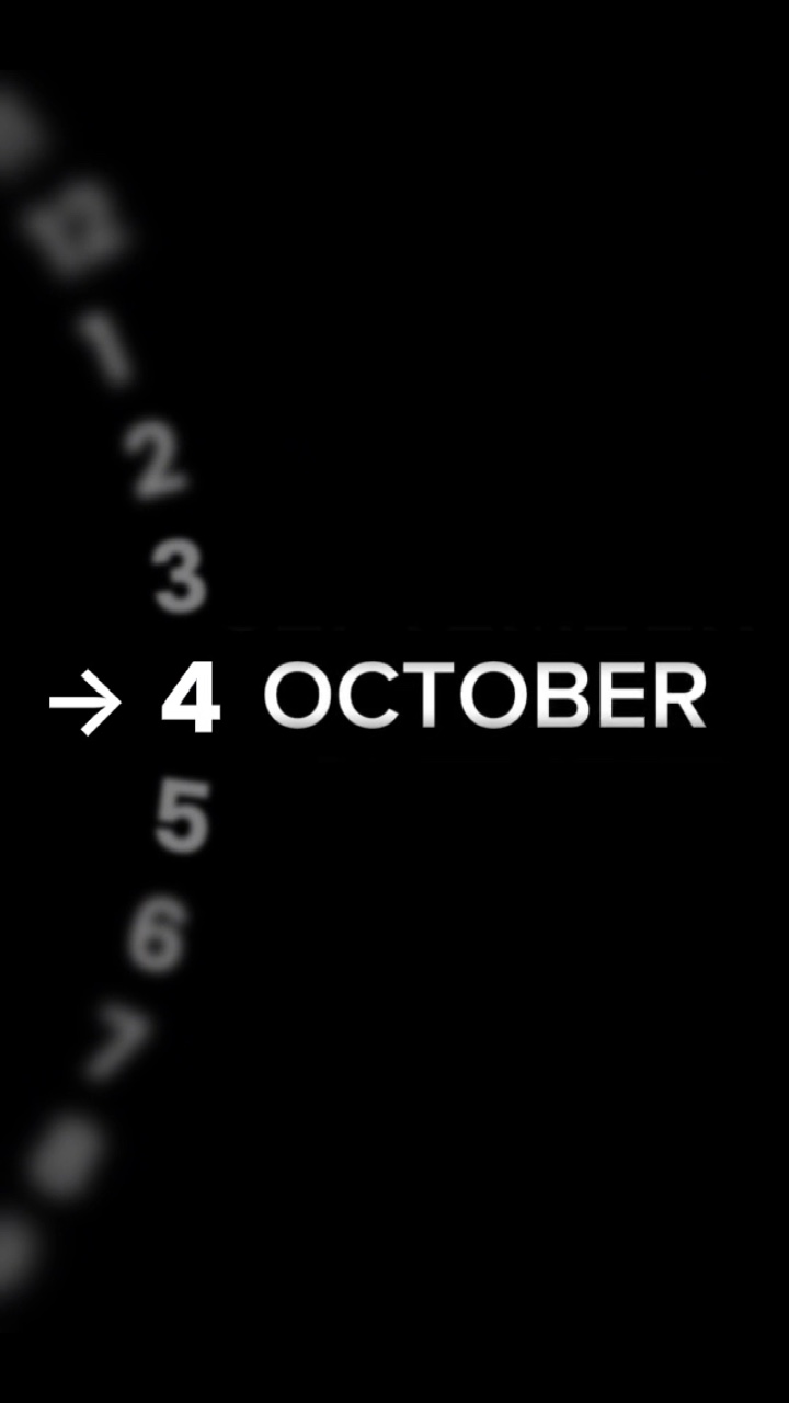 BIRTHDAY 4 OCTOBER 