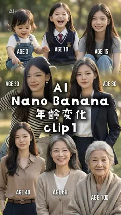 NanoBanana/年齢変化