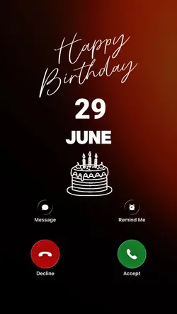 BIRTHDAY 29 JUNE