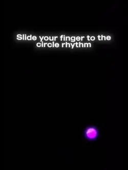 Slide your finger