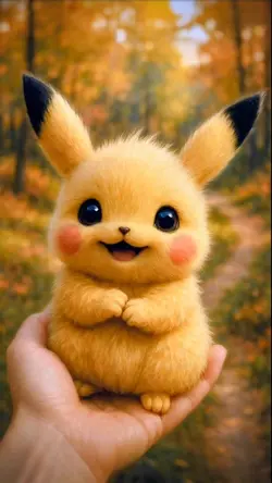 Pikachu cute canva