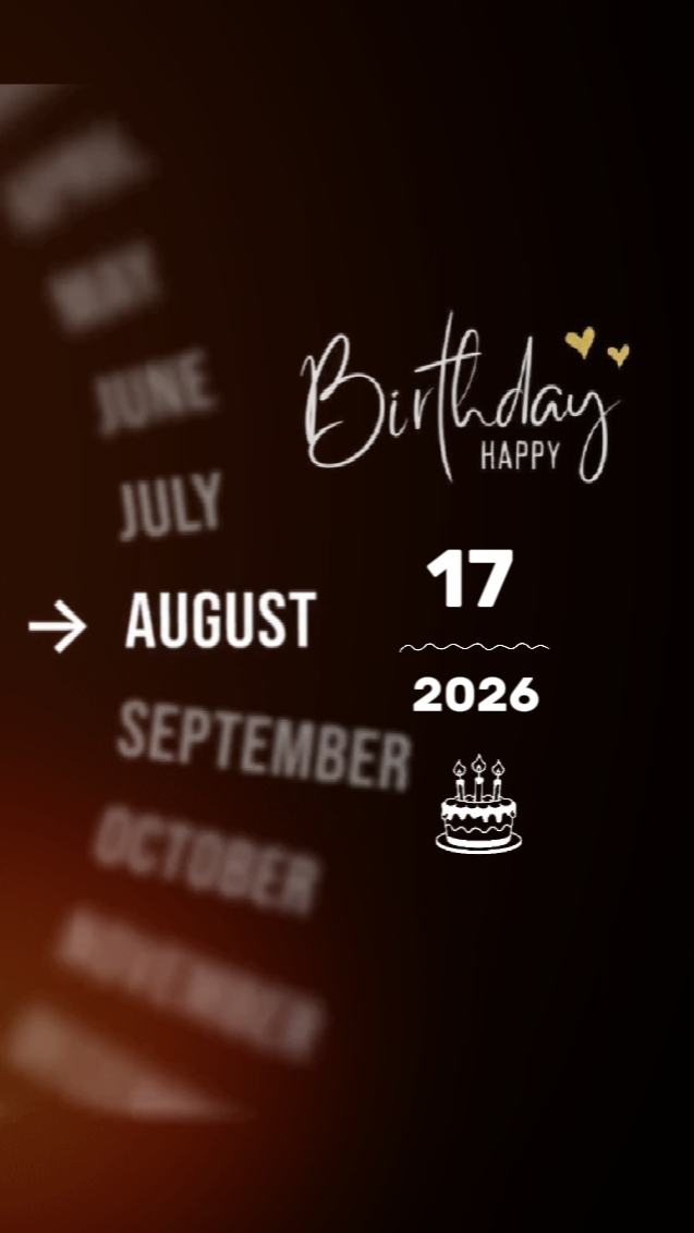 Aniversário 17 de agosto 