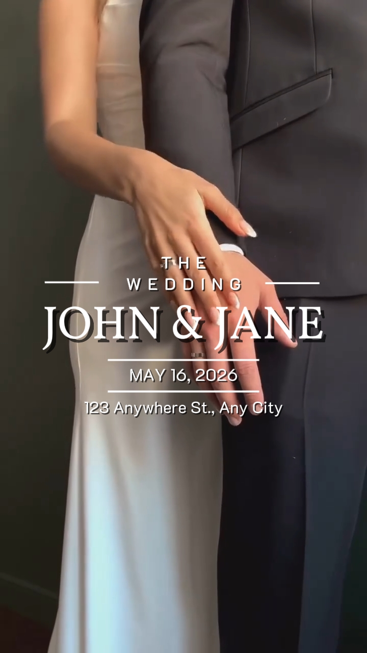 the wedding