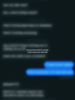 I don't want you