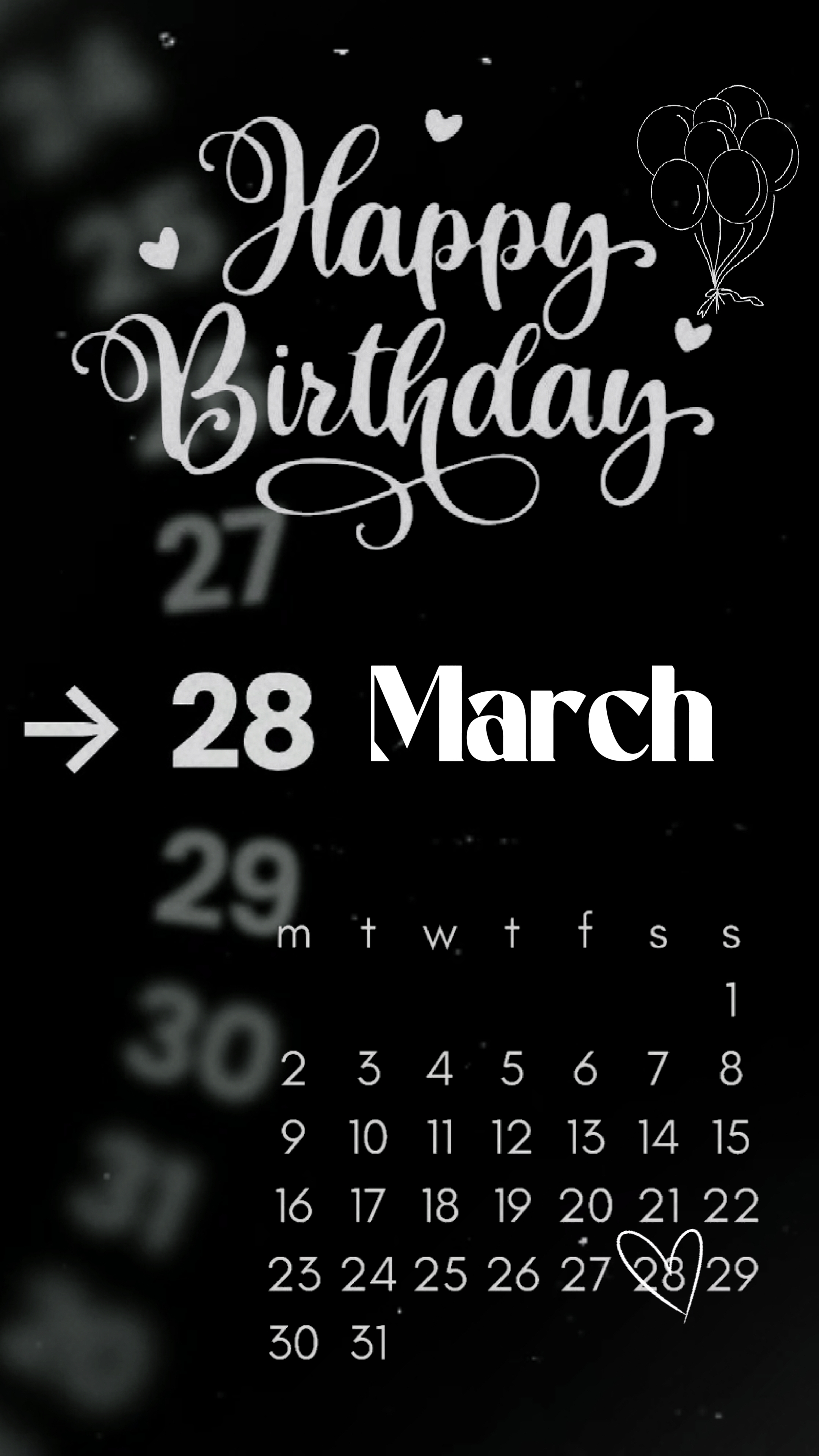 HBD 28 mars