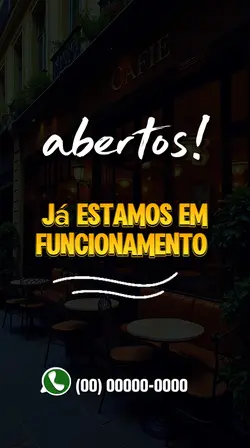 Estamos abertos 