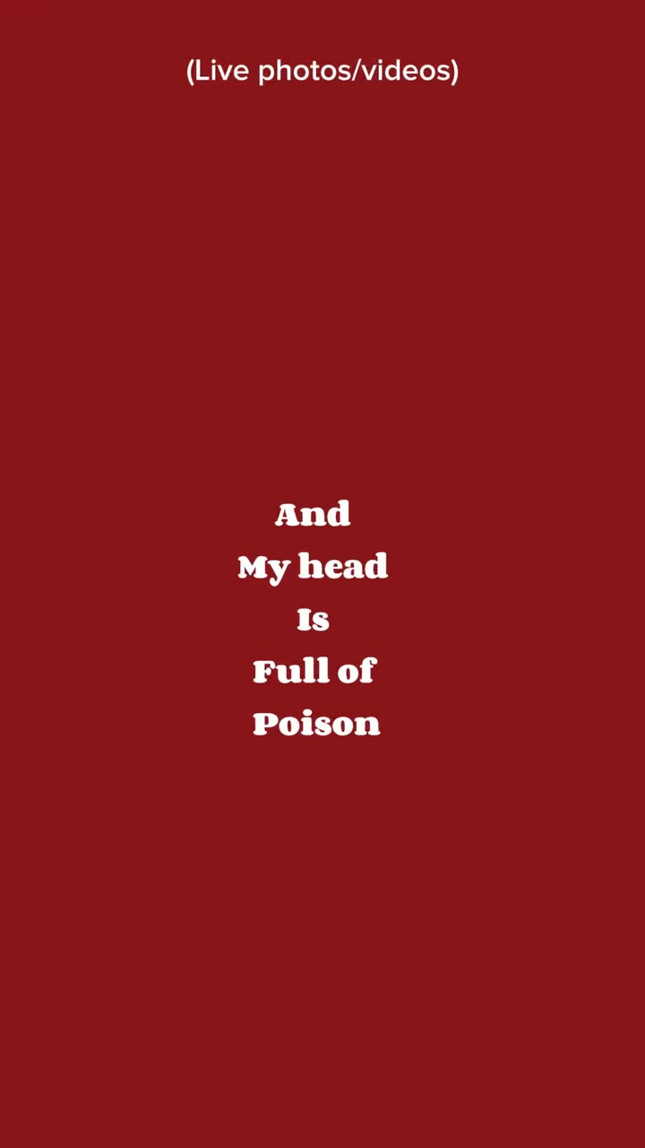 Head full of poison 