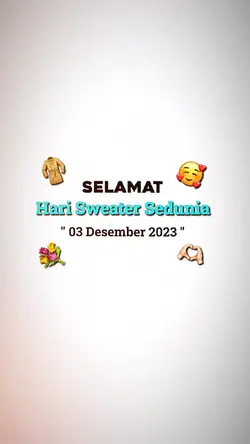 hari sweater sedunia