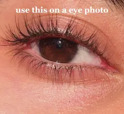 use on a eye pic !