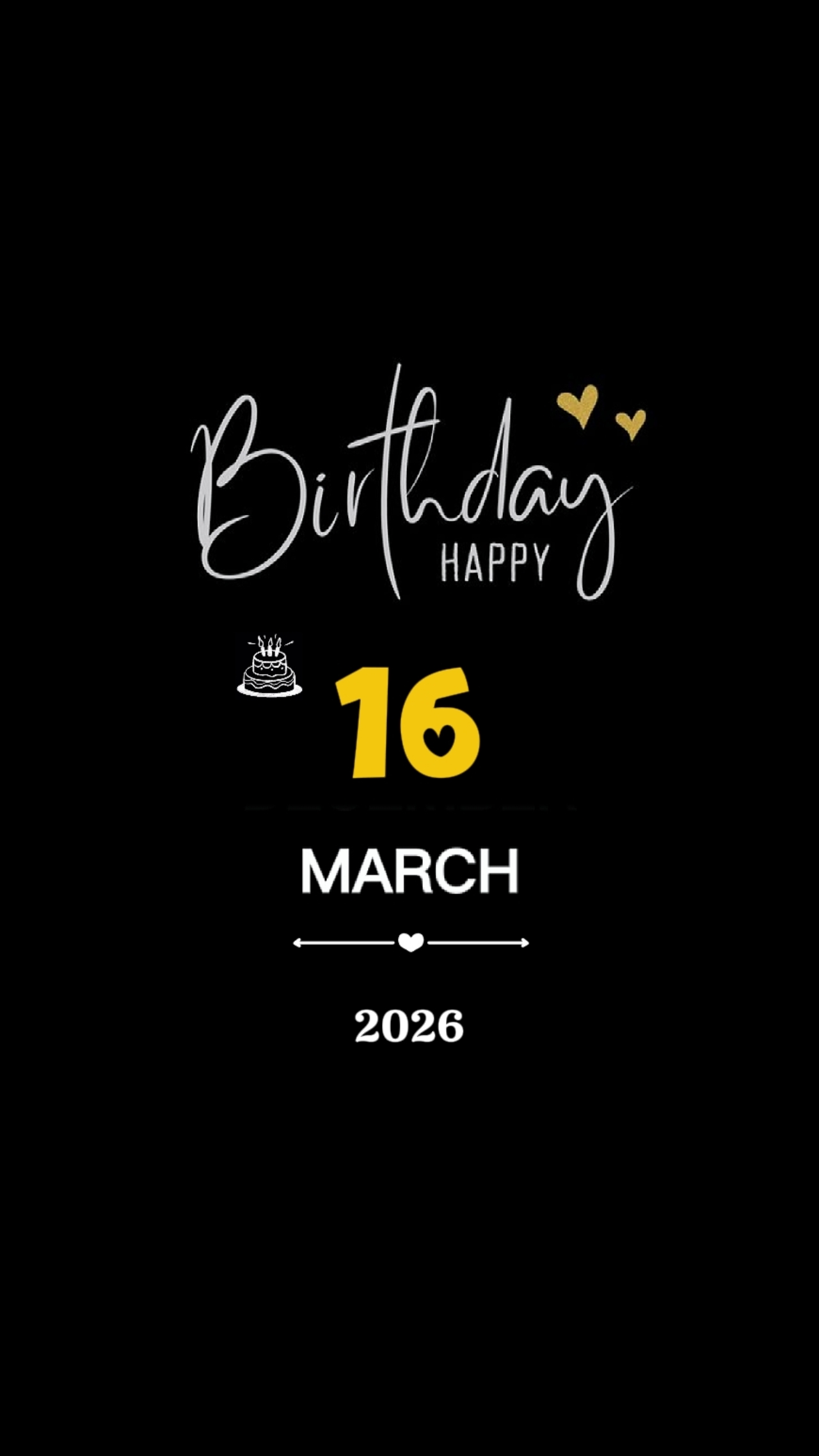 Cumpleaños 16 de marzo