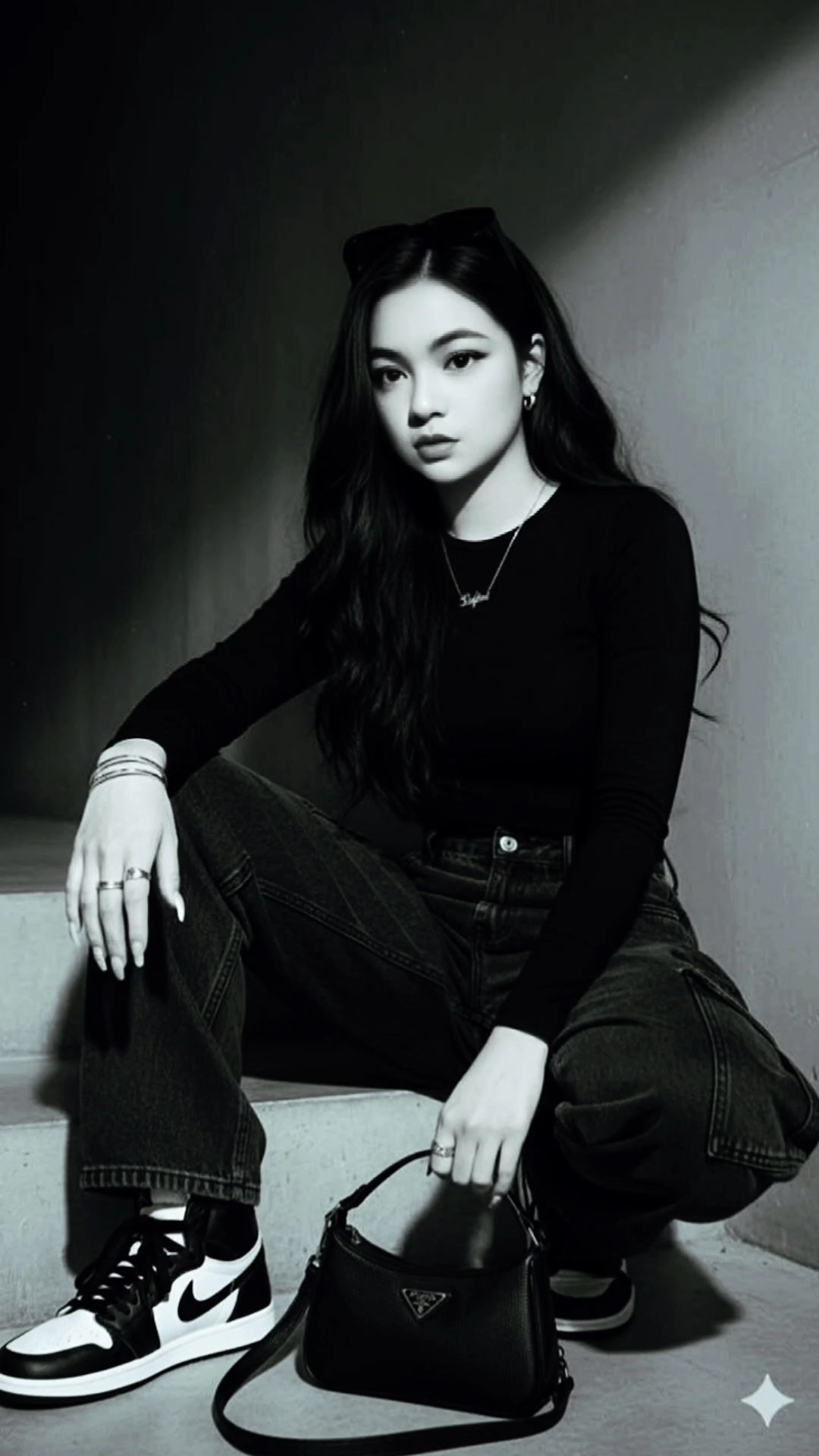 black and white aest