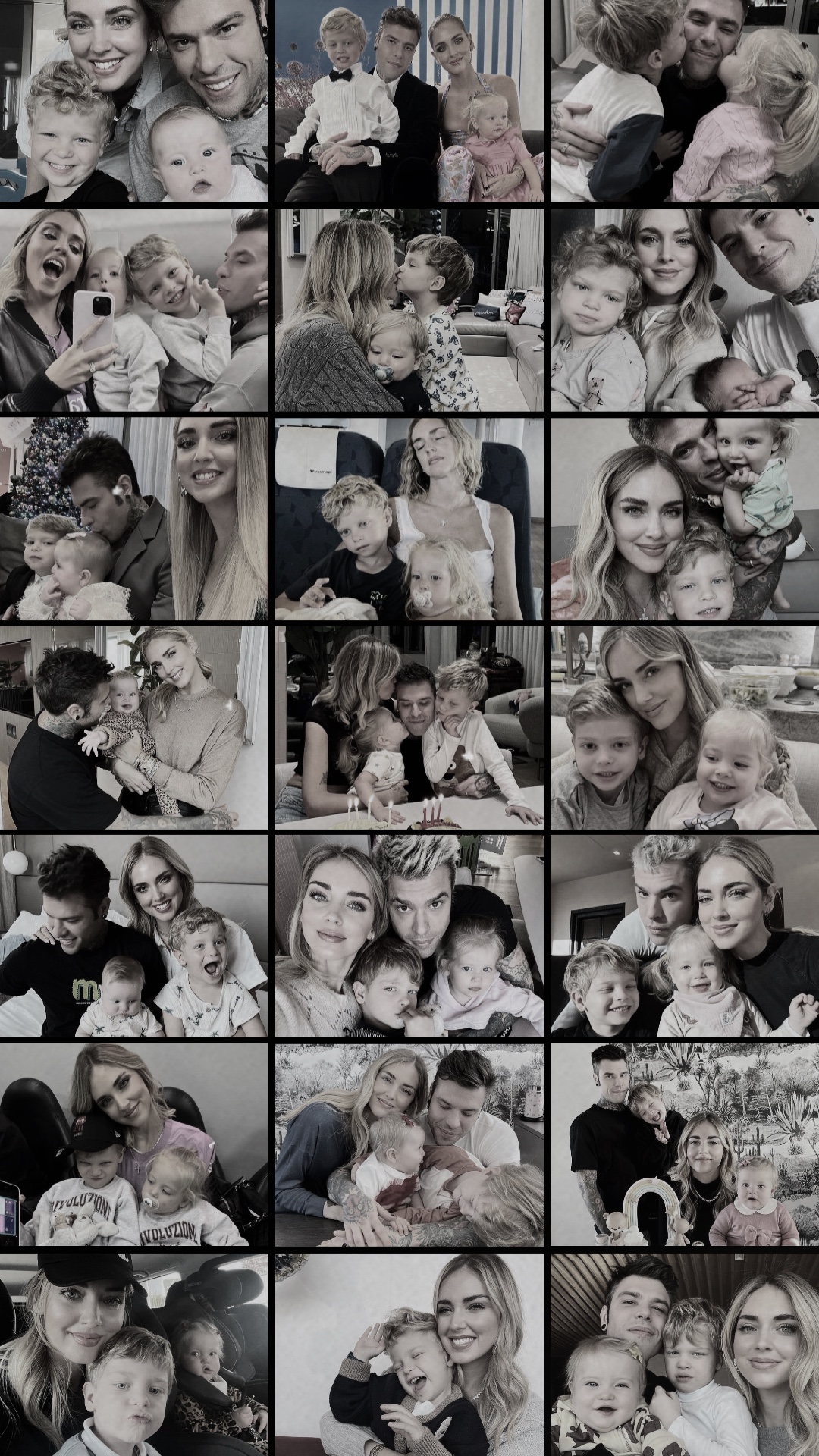 Collage de fotos familiares