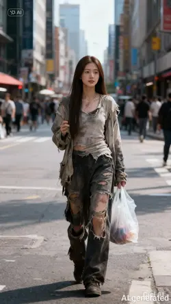 Trend áo quần rách 