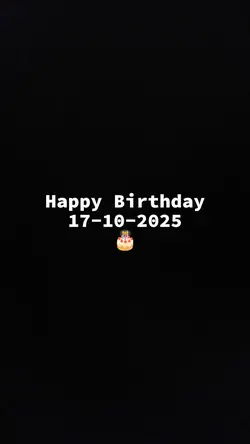 HBD 17 OCTOBER 