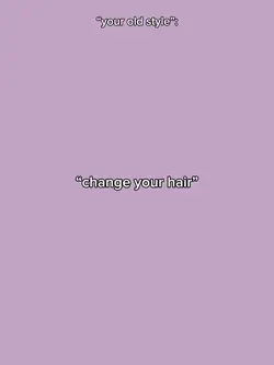 Change your hair