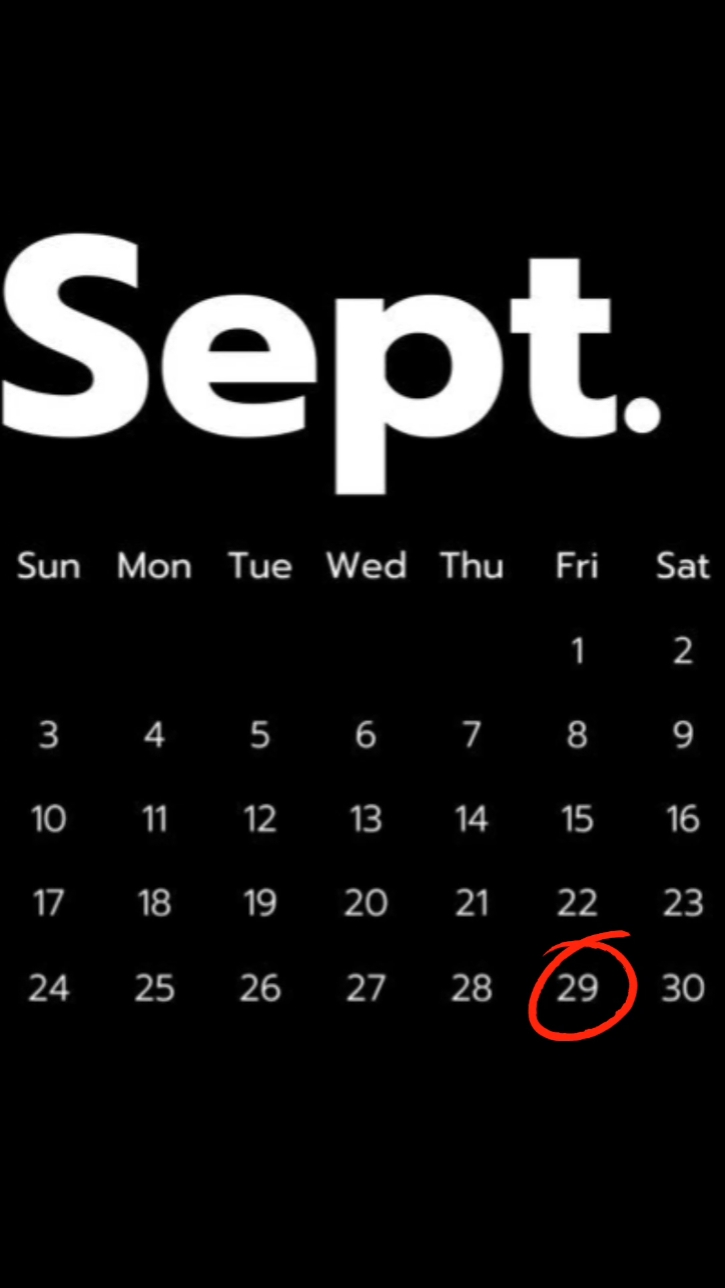 HBD 29 September