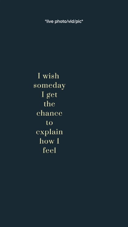 I wish someday