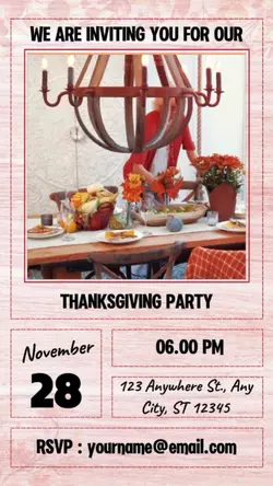 invitation thanksgiv