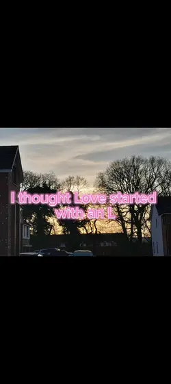 I thought...