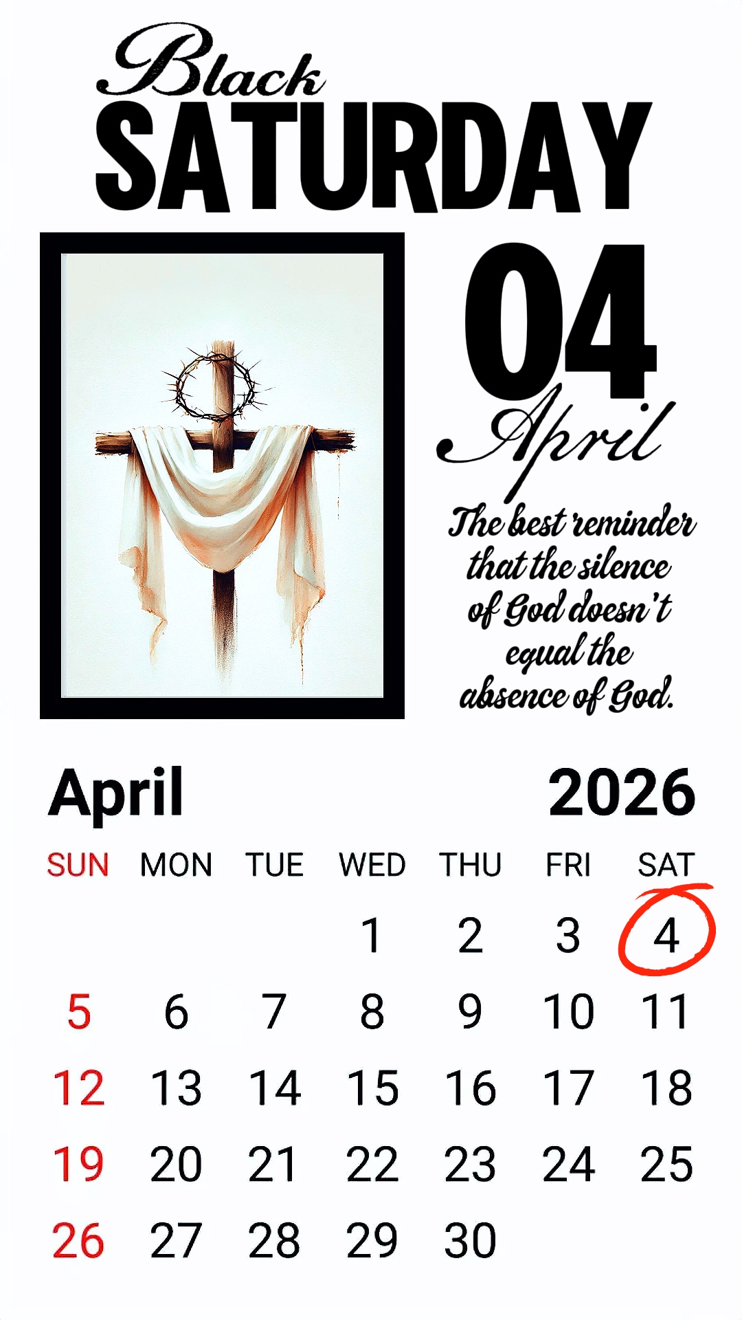 Sabtu 4 April2026