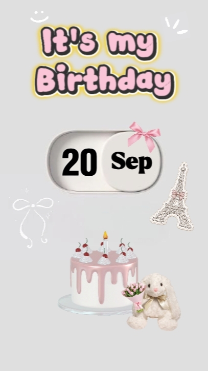 MY BDAY 20 SEPTEMBER