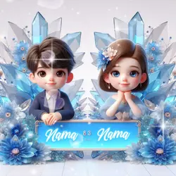 COUPLE NAME 3D