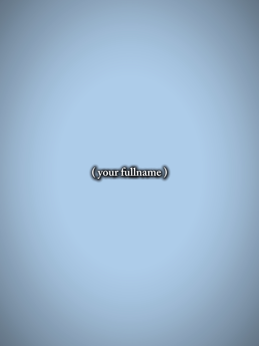 your fullname 
