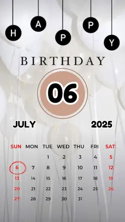 hbd 6 july 2025