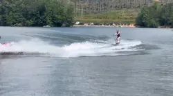 Tried wakeboarding !