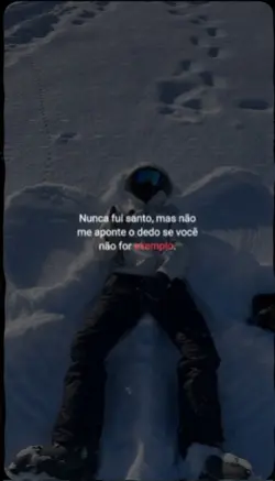 não aponte o dedo