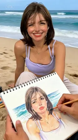 Beach Drawing
