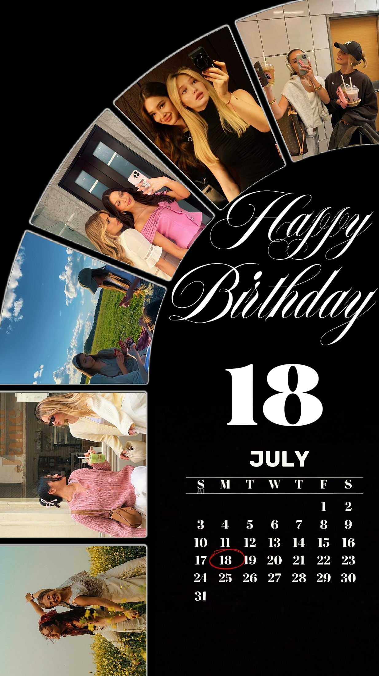 Anniversaire 18 juillet