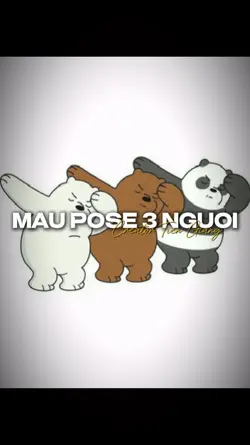 Mẫu 3 người pose