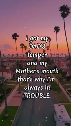 I got my dad's tempe