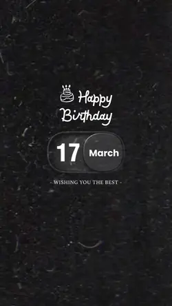 hbd 17 march 