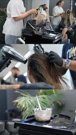 HAIR salão bastidor